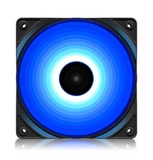 Вентилятор для корпуса Deepcool RF120B (120mm, 1300rpm, 48.9 CFM, 21.9 дБ, Molex, blue light, black/white) (DP-FLED-RF120-BL)
