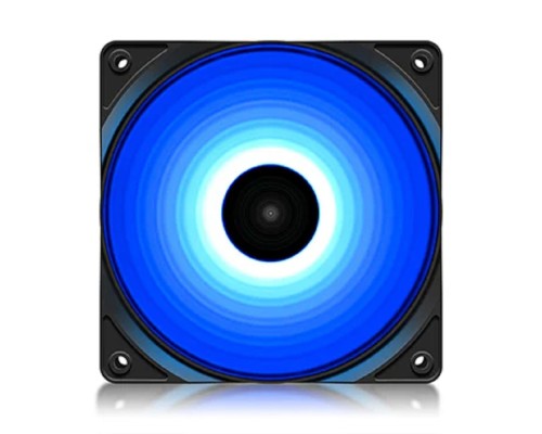 [Вентилятор] Вентилятор для корпуса Deepcool RF120B (120mm, 1300rpm, 48.9 CFM, 21.9 дБ, Molex, blue light, black/white) (DP-FLED-RF120-BL)