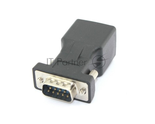 Переходник RJ45  на DB9 9 pin папа