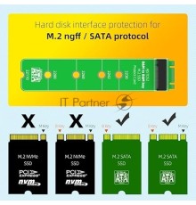 Защитный переходник SSD M.2 (NGFF), проверка ключа B+M