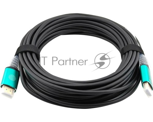 Кабель аудио-видео Cactus CS-HDMI-AOC-2.1-10 HDMI (m)/HDMI (m) 10м. позолоч.конт. черный