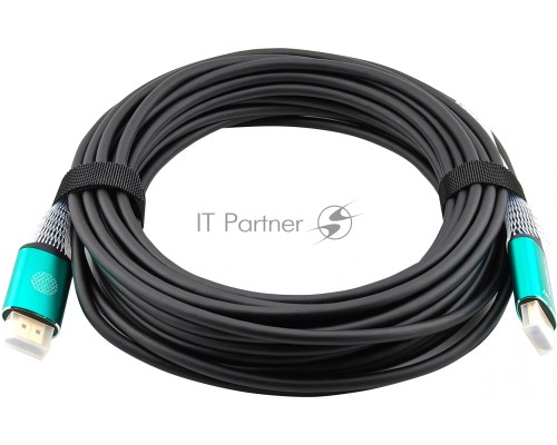 Кабель аудио-видео Cactus CS-HDMI-AOC-2.1-10 HDMI (m)/HDMI (m) 10м. позолоч.конт. черный