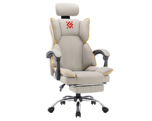 [Офисные кресла] Игровое кресло Ego Бежевый,класс 3,PU,подножка (64050)