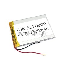 Аккумулятор Li-Pol (батарея) 3.5*70*90мм 2pin 3.7V/3500mAh