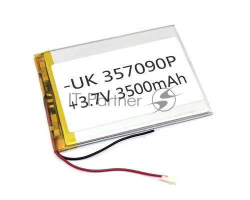 Аккумулятор Li-Pol (батарея) 3.5*70*90мм 2pin 3.7V/3500mAh