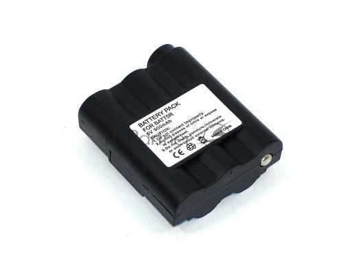 Аккумулятор для Midland GXT1000 GXT300 GXT400 (BATT-5R) 900mAh 6V Ni-Mh