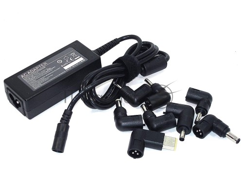 Универсальный блок питания (сетевой адаптер) для ноутбуков 9.5-20V 3A 45W с 8 насадками