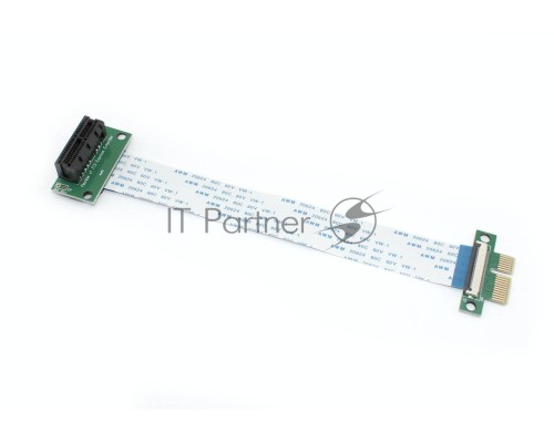Переходник на плоском шлейфе PCIe x1