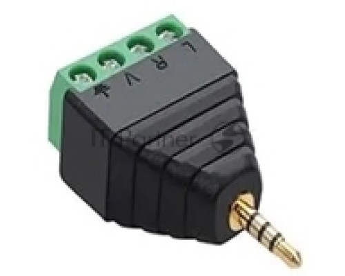 Сборный штекер microJack 2.5 мм 3 канала