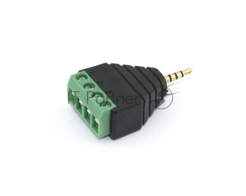 Сборный штекер microJack 2.5 мм 3 канала