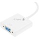 Переходник аудио-видео Premier 5-983 HDMI (m)/VGA (f)/Jack 3.5 (f) 0.15м. белый