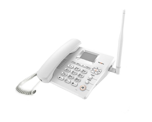 [Телефон] Стационарный сотовый телефон GSM teXet FX-100 цвет белый 127314