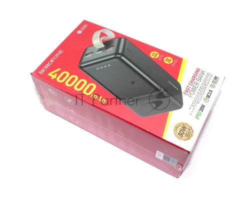 Внешний аккумулятор Powerbank Borofone BJ33C Creed 40000mAh, черный