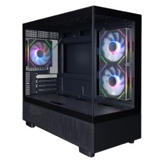 1STPLAYER MIKU Mi5 ARGB Black / mATX / 3x120mm ARGB fans / Mi5-BK-2FC7R-1FC7