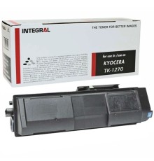 Тонер-картридж Integral TK-1270 с чипом для Kyocera Ecosys MA4000fx/ifx/x  (Европейская версия) (с чипом) . Ресурс 10к страниц. 