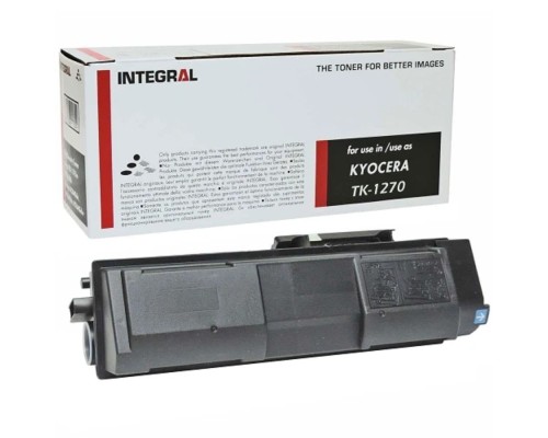 [Расходные материалы] Тонер-картридж Integral TK-1270 с чипом для Kyocera Ecosys MA4000fx/ifx/x  (Европейская версия) (с чипом) . Ресурс 10к страниц. 