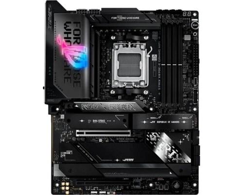 [Материнская плата] ASUS ROG STRIX X870E-E GAMING WIFI (Socket AM5, ATX, 4xDDR5(192GB), HDMI, 1xPCIe 5.0x16/1xPCIe 4.0x16, 1xLAN (5GbE), Wi-Fi 7, BT 5.4, 4xSATA 6Gb/s, 5xM.2, 2xType-C, 9xUSB 3.2)