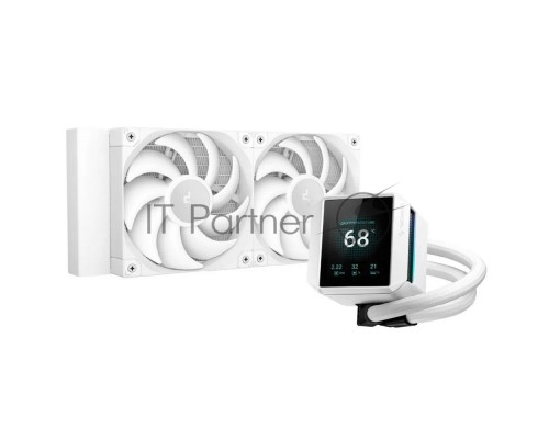 Жидкостная система охлаждения Deepcool MYSTIQUE 240 WH R-LX240-WHDSNMP-G-1 