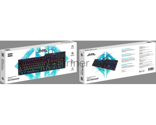 Клавиатура GMNG GG-KB765XP механическая черный USB Multimedia for gamer LED (1901096)