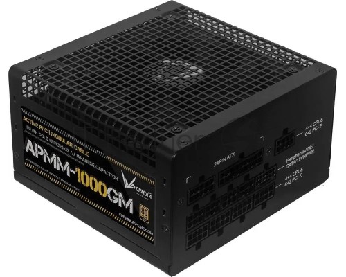 Блок питания Formula ATX 1000W APMM-1000GM Gen.5 80+ gold (20+4pin) APFC 120mm fan 8xSATA Cab Manag RTL