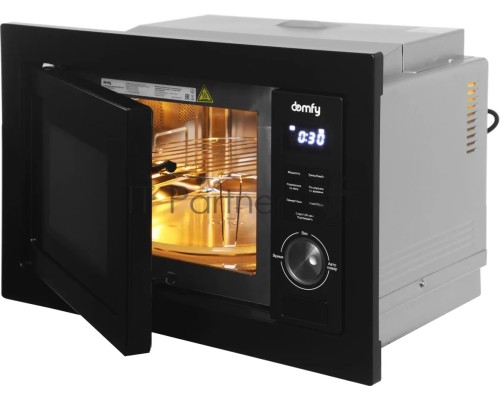 Встраиваемая микроволновая печь Domfy DM2540BW BG 25л. 900Вт черный