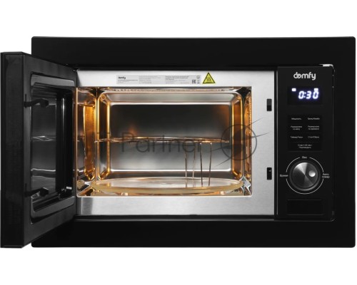 Встраиваемая микроволновая печь Domfy DM2540BW BG 25л. 900Вт черный