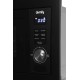 Встраиваемая микроволновая печь Domfy DM2540BW BG 25л. 900Вт черный