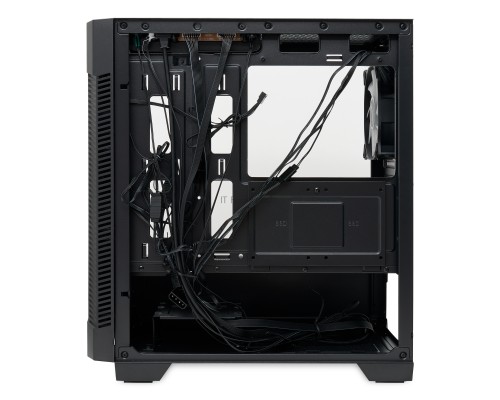 Компьютерный корпус без блока питания HSPD M330, Mesh Mini-tower, черный, TG, 0.6 SPCC, 3x120mm ARGB mATX, mITX 175/330/160mm 2x2.5