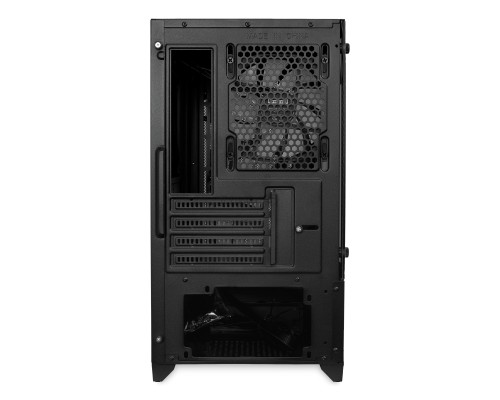 Компьютерный корпус без блока питания HSPD M330, Mesh Mini-tower, черный, TG, 0.6 SPCC, 3x120mm ARGB mATX, mITX 175/330/160mm 2x2.5