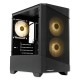 Компьютерный корпус без блока питания HSPD M330, Mesh Mini-tower, черный, TG, 0.6 SPCC, 3x120mm ARGB mATX, mITX 175/330/160mm 2x2.5