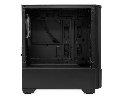 Компьютерный корпус без блока питания HSPD M330, Mesh Mini-tower, черный, TG, 0.6 SPCC, 3x120mm ARGB mATX, mITX 175/330/160mm 2x2.5