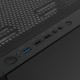 Компьютерный корпус без блока питания HSPD M330, Mesh Mini-tower, черный, TG, 0.6 SPCC, 3x120mm ARGB mATX, mITX 175/330/160mm 2x2.5