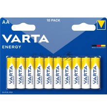 Батарейка Varta ENERGY LR6 AA BL10 Alkaline 1.5V (4106) (10/200/36000) (10 шт.)