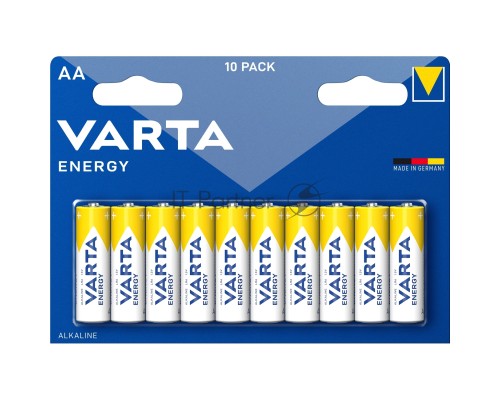 Батарейка Varta ENERGY LR6 AA BL10 Alkaline 1.5V (4106) (10/200/36000) (10 шт.)