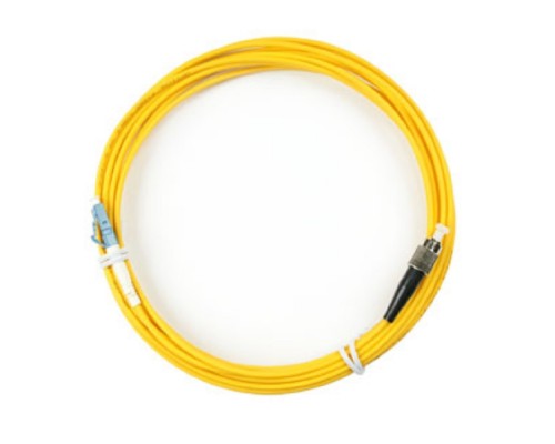 [Cabeus Патч-корды волоконно-оптические, пигтейлы] Cabeus FOP(s)-9-LC-FC-0,5m Шнур оптический simplex LC-FC 