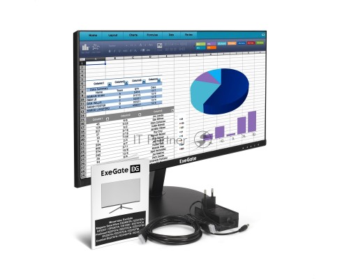 Монитор с аудио ExeGate SmartView EP2207A черный 21.5