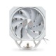 Кулер для процессора HSPD A116 WHITE ARGB (250W, 4-pin PWM, 155mm, Al/Cu, 6x6mm, ARGB, 1x120mm, 68CFM, 25dBA, 1650RPM, S: 1851/1700/1200/20XX/115X/13XX, AM5/AM4/AM3/AM2/AM3+/AM2+/FM2/FM1, white)