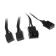 Кулер для процессора HSPD A128 BLACK ARGB cover (280W, 4-pin PWM, 155mm, Al/Cu, 8x6mm, ARGB cover, 1x130+1x120mm, 68CFM, 25dBA, 1650RPM, S: 1851/1700/1200/20XX/115X/13XX, AM5/AM4/AM3/AM2/AM3+/AM2+/FM2/FM1, black)