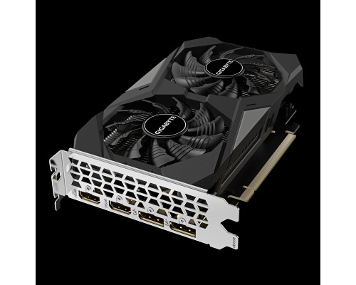 Видеокарта Gigabyte NVIDIA GeForce RTX 3050 6Gb GV-N3050WF2OCV2-6GD PCI-E 4.0 96bit GDDR6 1470/14000 HDMIx2 DPx2 HDCP Ret