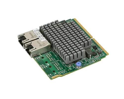 [Опция к серверу] Supermicro AOC-MTG-i2TM Адаптер Supermuicro 2-port 10 Gigabit Ethernet Adapter with an internal bracket for 1U chassis