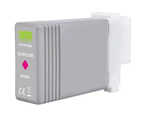 [расходные материалы] Картридж струйный Cactus CS-PFI121M PFI-121 M пурп.пигм. (130мл) для Canon imagePROGRAF TM-250/255/350/355