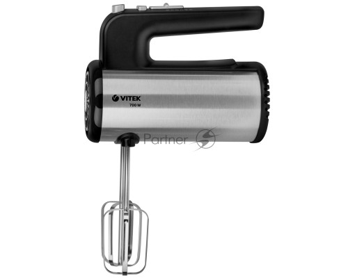 Миксер Vitek Illusion VT-1484, 700Вт, черный/серебристый