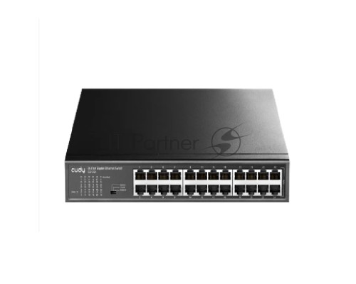 Коммутатор 24-Port 10/100 Mbps Switch, 24 10/100 Mbps RJ45 Ports, Switch/VLAN/Extend working mode DIP switch, Rack-mountable Steel Case, Power Saving, Plug & Play, Rack-Mount kits included