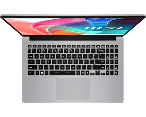 Ноутбук MSI Modern 15 F13MG-253RU серебристый 9S7-15S122-253 Core i7 1355U 16Gb SSD512Gb Intel Iris Xe graphics 15.6