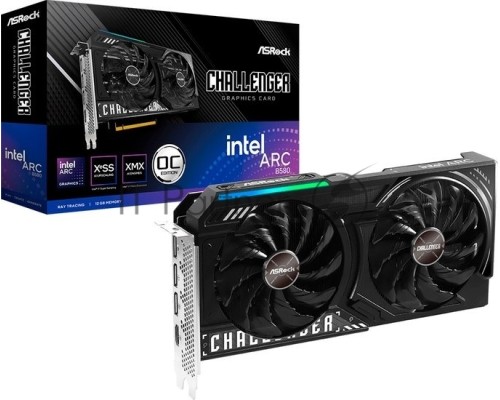 Видеокарта Asrock B580 CL 12GO PCI-E 4.0 INTEL ARC B580 12Gb 192bit GDDR6 2740/19000 HDMIx1 DPx3 HDCP Ret