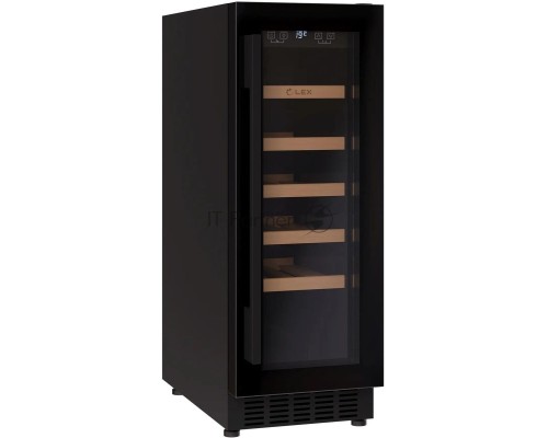 Винный шкаф Lex LWD3020BL 1-нокамерн. черный