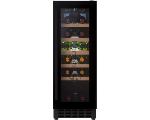 Винный шкаф Lex LWD3020BL 1-нокамерн. черный