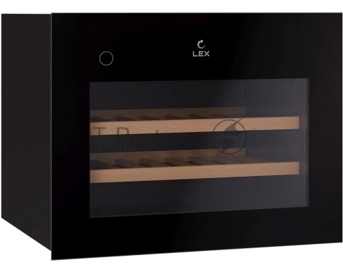 Винный шкаф Lex LWD6028BL PP 1-нокамерн. черный стекло CHAT500005