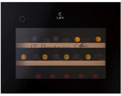 Винный шкаф Lex LWD6028BL PP 1-нокамерн. черный стекло CHAT500005