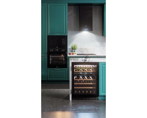 Винный шкаф Lex LWD6046BL dual zone 1-нокамерн. черный
